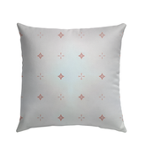 Weather-resistant Peaceful Pagoda pillow in outdoor setting